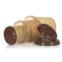 Storewell Plastic Kitchen - 500ml, 1l, 2l, 3l Capacity | Plain Square Shape, Durable Pp Plastic Material