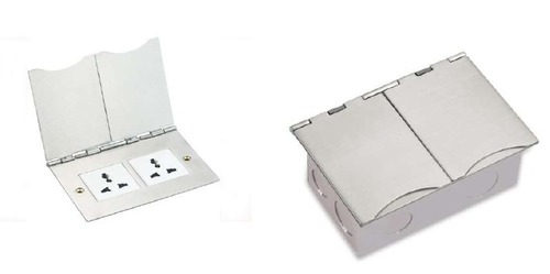 Electrical Floor Box/Floor Socket/ open cover Floor Box/EGA Box By CONNECT SYSTEM INDIA