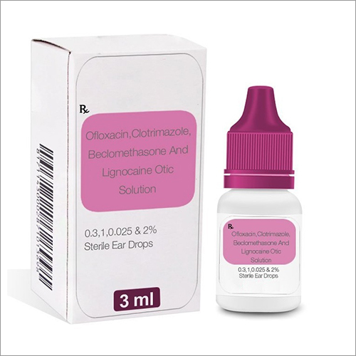 Ofloxacin Clotrimazole Beclomethasone And Lignocaine Otic Eye Drops