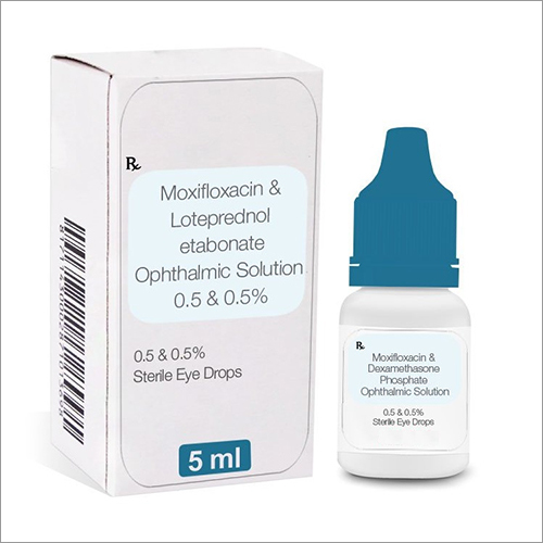 Moxifloxacin And Loteprednol Etabonate Ophthalmic Eye Drops