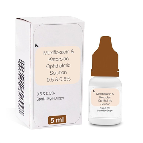 Moxifloxacin And Ketorolac 5 ML Ophthalmic Eye Drops