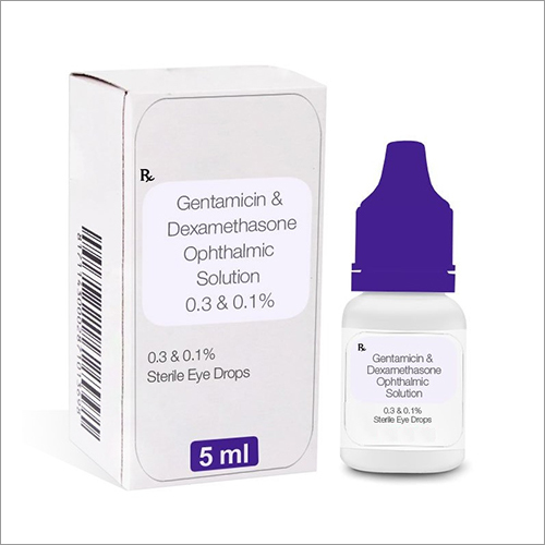 Gentamicin And Dexamethasone 5 ML Ophthalmic Eye Drops