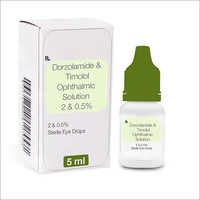 Dorzolamide And Timolol  5 Ml Ophthalmic Eye Drops Age Group: Adult