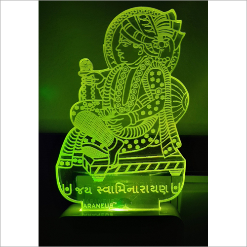 Sahjanand Swami Maharaj 3D Illusion Night Lamp