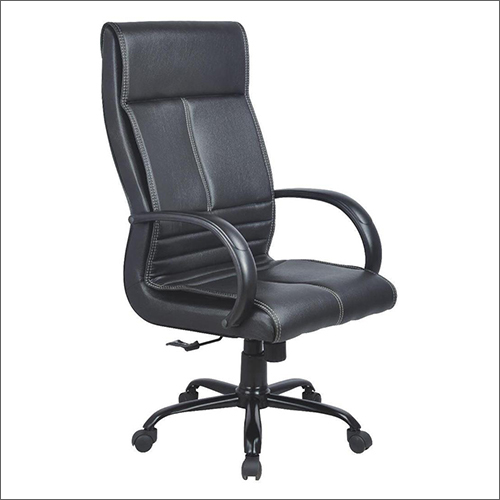 Black Boss Chair With Armrest