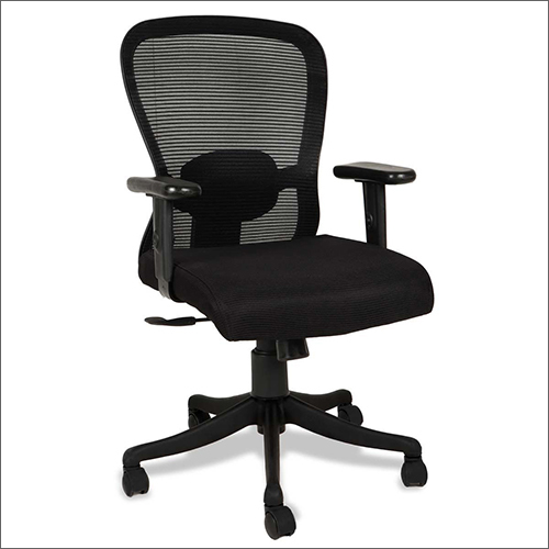 Black Ample Mesh Office Chair