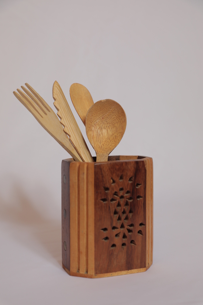 wooden spoons & fork By ASPIRE ORALCARE P. LTD.