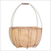 Jute Burlap Plant Liner Hanging Basket