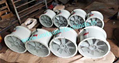 Tube Axial Fan For Power Plant Application - Color: As Per Customer