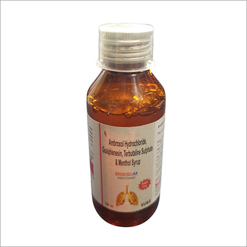 Ambroxol HydrochlorideGuaiphensin Terbutaline Sulphate And Menthol Syrup