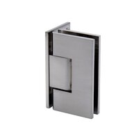 90 Degree Wall To Glass Shower Hinge - Color: Ss Finish