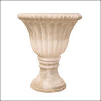 Off White Reinforced Cement Concrete Flower Pot