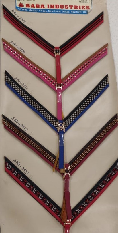 Ladies Footwear Upper Straps V shape