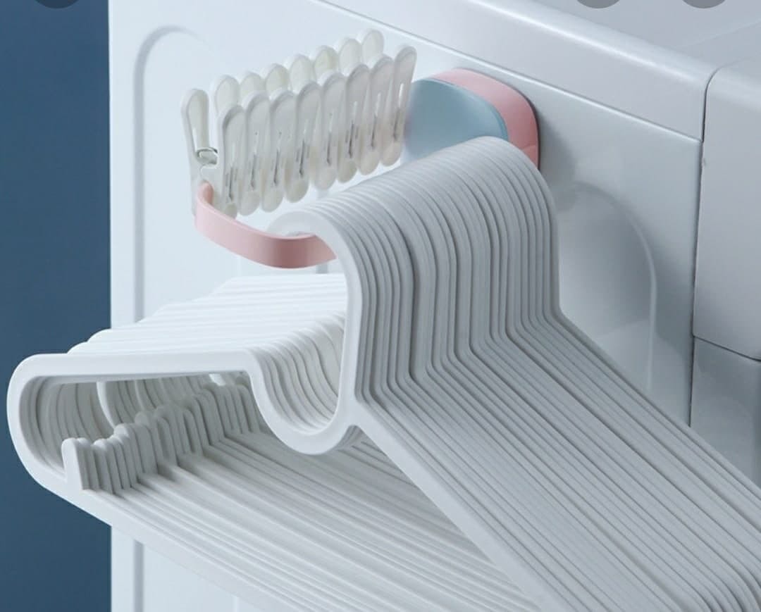 Bathroom Wall Mounted Clothing Storage Hanger