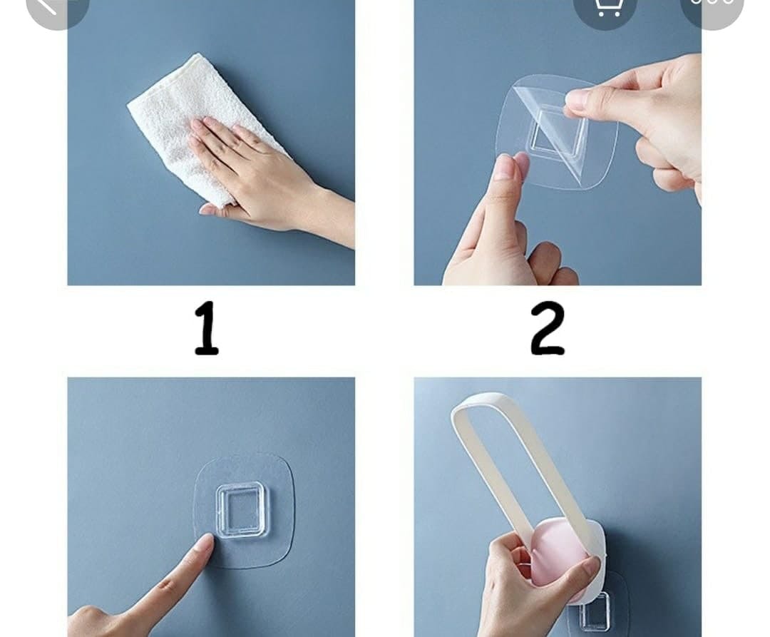 Bathroom Wall Mounted Clothing Storage Hanger