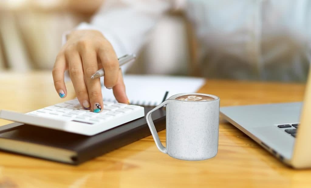 Set of 4 Platin Coffee Mug