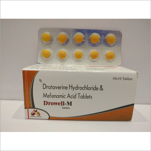 Liquid Drotaverine Hydrochloride And Mefenamic Acid Tablet