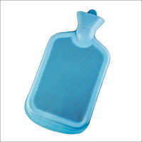 Hot Water Bottle - Rubber Material, 30x15x10 cm Dimensions, Blue Color | 2 Liters Capacity, Leak-Proof Design, 1 Year Warranty