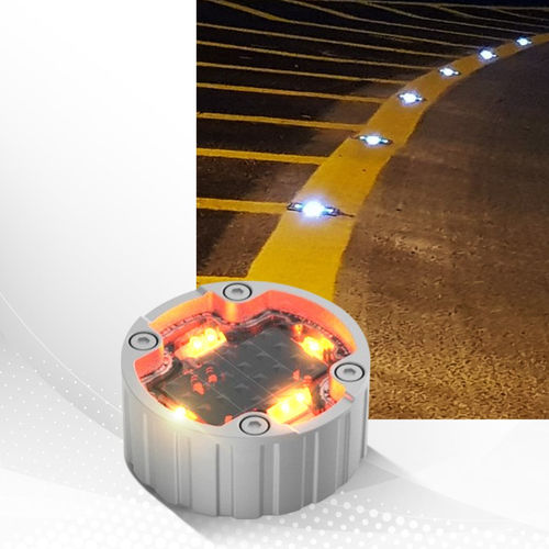 Solar LED Road Safety products / Solar(optional) LED Crosswalk Floor-installing Traffic Signal