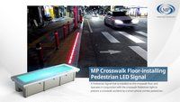 Solar LED Road Safety products / Solar(optional) LED Crosswalk Floor-installing Traffic Signal