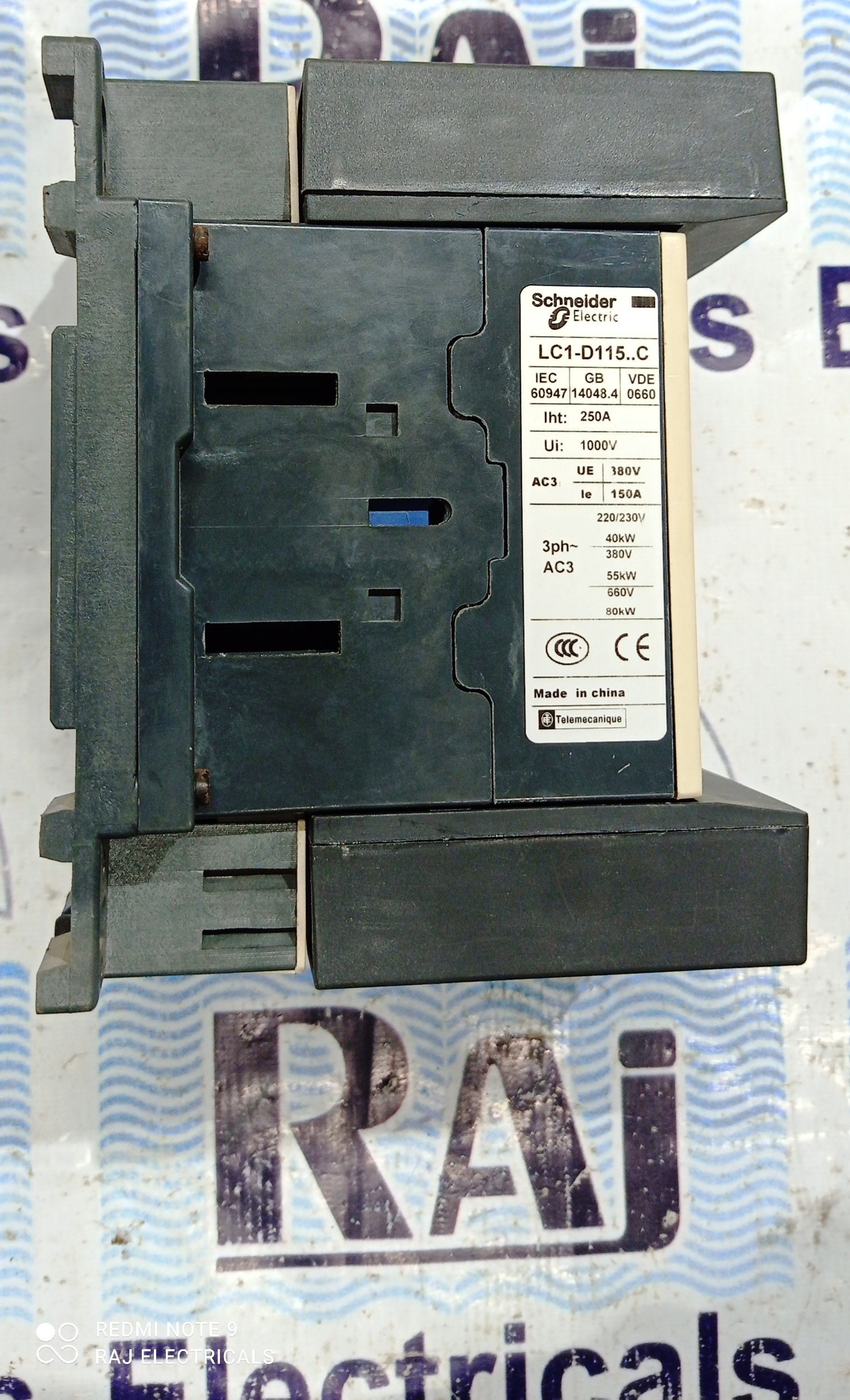 SCHNEIDER LC1D115 CONTACTOR