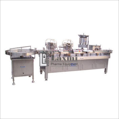 Vial Filling and Rubber Stoppering Machine