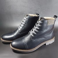Black Lace up Men's Boot