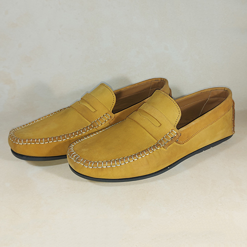Yellow Tan Men's Nubuck Loafer