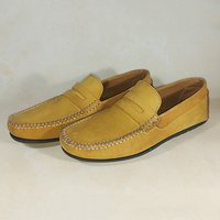 Yellow Tan Men's Nubuck Loafer