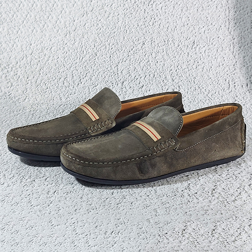 Green Suede Men's Loafer