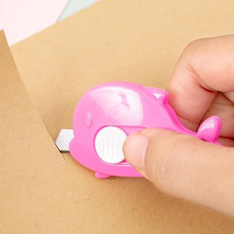 Mini Whale Portable Utility Knife Cute Paper Cutter