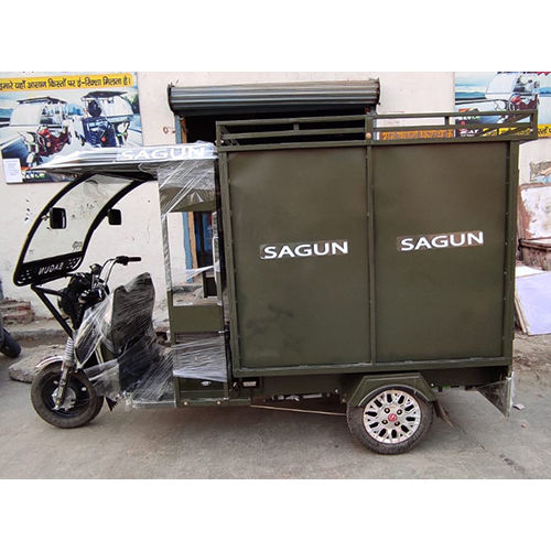Electric Rickshaw With Container