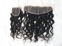 Raw Human Hair Curly Lace  Frontal