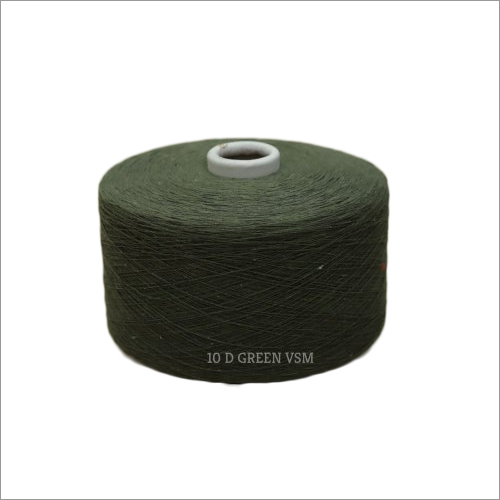 10 D Green Color VSM Cotton Yarn - 100% Cotton, 3 kg Roll , Textured, Soft, Resilient Yarn Ideal for Textile Industry Garments