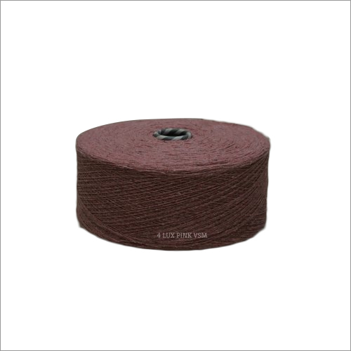 4 Count Lux Pink Color VSM Cotton Yarn - 100% Cotton , Dyed Yarn for Textile Industry, Extremely Soft & Textured, Lightweight & Comfortable