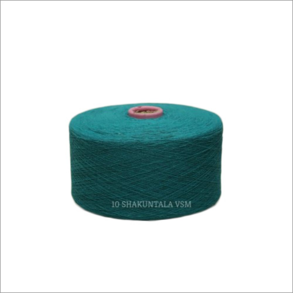 10 Count Shakuntala Color VSM Cotton Yarn - 100% Cotton, 3 kg Roll, Shakuntala Color, Dyed Yarn for Textile Industry