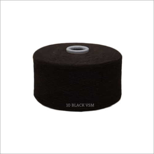 10 Black Color VSM Cotton Yarn