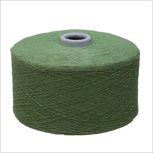 4 Apple Green Color VSM Cotton Yarn - 3 kg Size 1 Ply Cotton Material | Dyed Yarn Character Excellent Elongation Ratio and Resilience