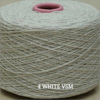 4 White Color VSM Cotton Yarn