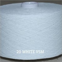 20 White Color VSM Cotton Yarn