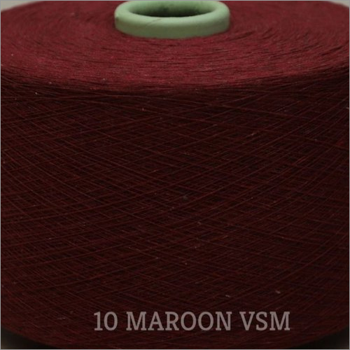 10 Maroon Color VSM Cotton Yarn