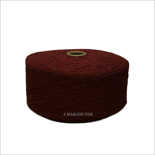 4 Count Maroon Color VSM Cotton Yarn