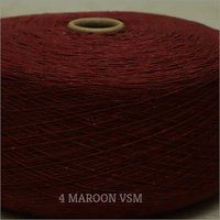 4 Count Maroon Color VSM Cotton Yarn