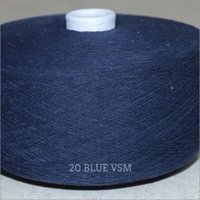 20 Blue Color VSM Cotton Yarn
