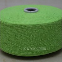 10 Neon Green Color VSM Cotton Yarn