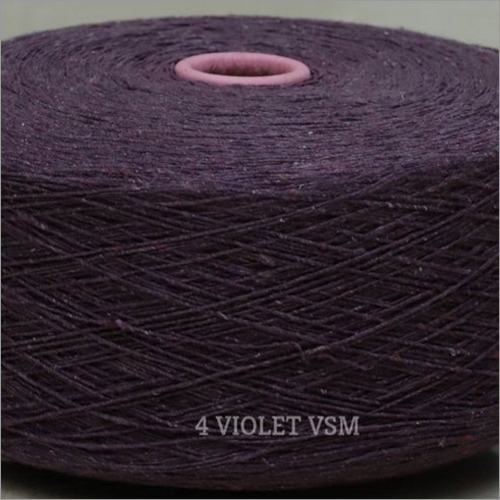 4 Violet Color VSM Cotton Yarn