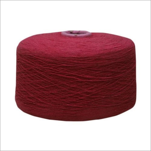 10 Red Color VSM Cotton Yarn