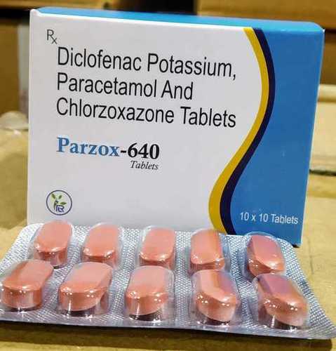 PARACETAMOL 325 DICLOFENAC POTASSIUM 50 CHLORZOXAZONE