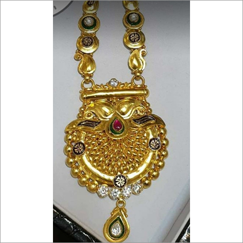 Ladies Stone Studded Necklace By PRAVEEN JEWELLERS