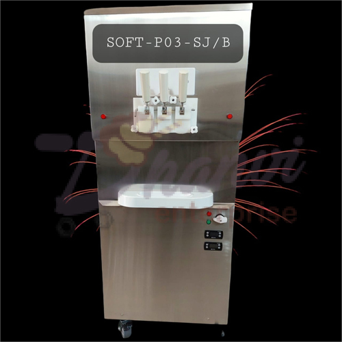 Soft-P03-Sj/B Softy Making Machine Hopper Capacity: 12+12 Liter (L)